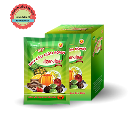 Bột Rau Câu Giòn Rovin Hoàng Yến Hộp 10 Gói 250g