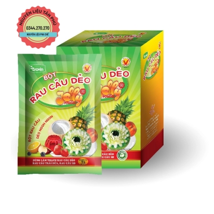 Bột Rau Câu Dẻo Rovin Hoàng Yến Hộp 10 Gói 250g