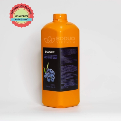 Syrup Boduo 2L Hương Việt Quất