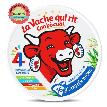 Phô Mai Con Bò Cười 16 Miếng Dành Cho Pha Chế 224gr