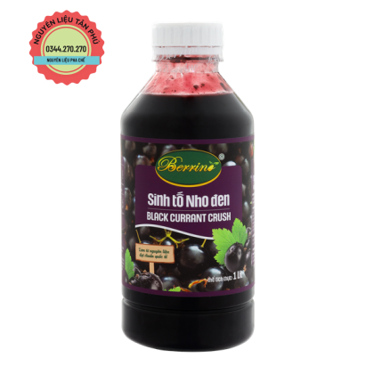SINH TỐ BERRINO NHO ĐEN 1L (Giảm 2k/ 1 chai khi mua 1T)