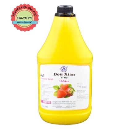Syrup Douxian 2.5kg Dâu