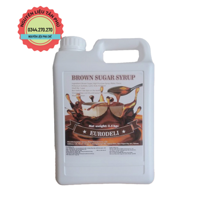 Syrup Đường Đen Eurodeli Đài Loan 2.5Kg