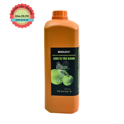 Syrup Boduo 2L Táo Xanh