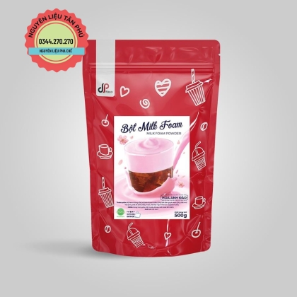Bột Milk Foam Hoa Anh Đào DP Food
