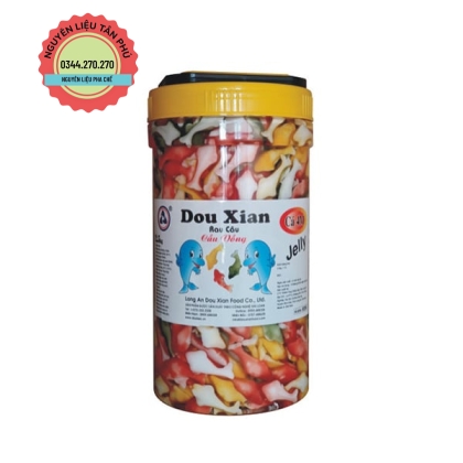 Thạch Douxian Cá 4 Màu 2.5Kg
