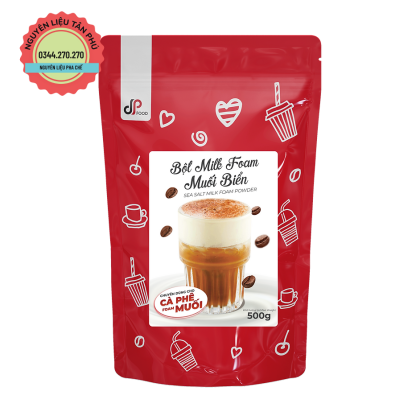 Bột Milk Foam Muối Biển DPFOOD - Gói 500gr