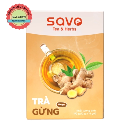 Trà Savo Trà Ice Gừng Hòa Tan Hộp 192gr