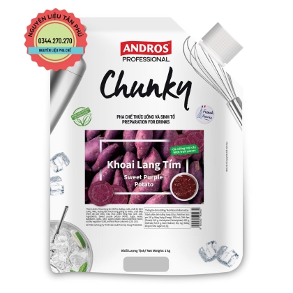 Chunky Andros Khoai Lang Tím 1KG