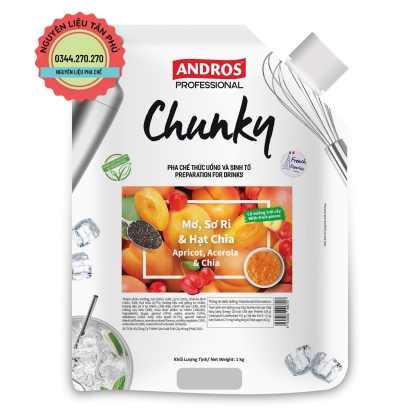 Chunky Andros Mơ Sơ Ri - Hạt Chia 1KG