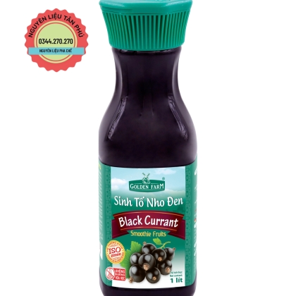 Sinh Tố Nho Đen Golden Farm 1L