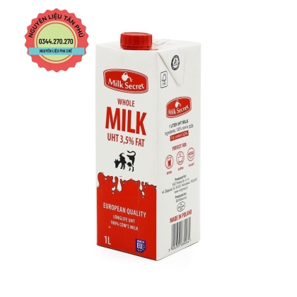 Sữa tươi nguyên chất tiệt trùng  Milk Secret - Hộp 1L