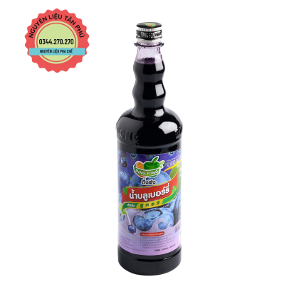 Syrup Thái Lan Ding Fong Việt Quất 750ml