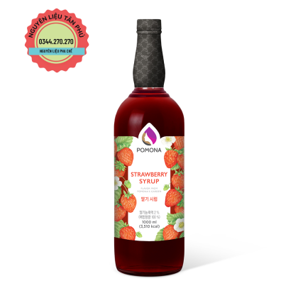 Syrup Pomona Dâu Tây 1L