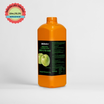 Syrup Boduo 2L Táo Xanh