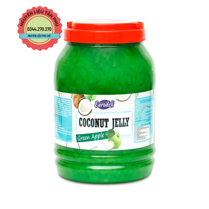 Thạch Dừa Eurodeli Vị Táo Xanh 4kg