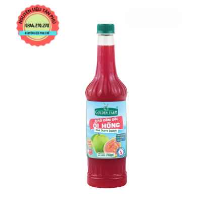 Syrup Goldenfarm Đậm Đặc Ổi Hồng 700ml