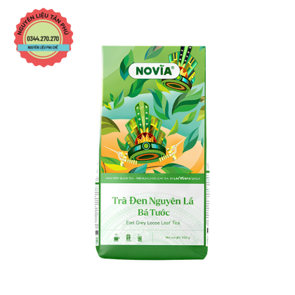 Trà Đen Nguyên Lá Bá Tước Novia 500g