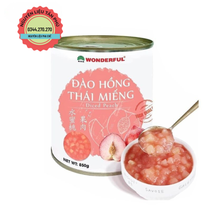 Đào Hồng Thái Miếng Wonderful 850gr