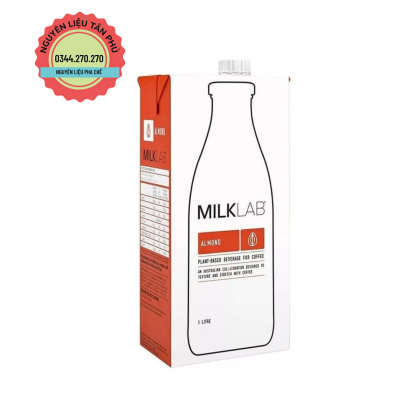 Sữa Tươi Nguyên Kem Milk Lab Hạnh Nhân Ít Đường 1L
