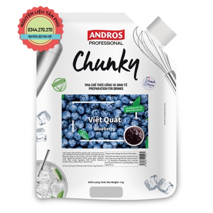 Chunky Andros Việt Quất 1KG