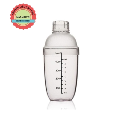 Bình Shaker 530ml Nhựa