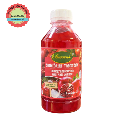 Sinh tố Lựu Thạch Dừa Berrino (Giảm 2k/ 1 chai khi mua 1T)
