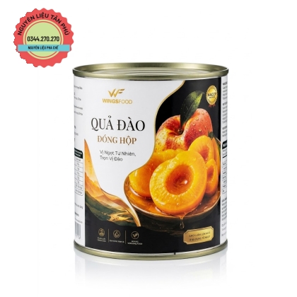 Đào ngâm Wings food 820g