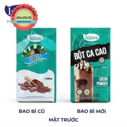 Bột Ca Cao Nguyên Chất LÚAVE 500g Chất Lượng