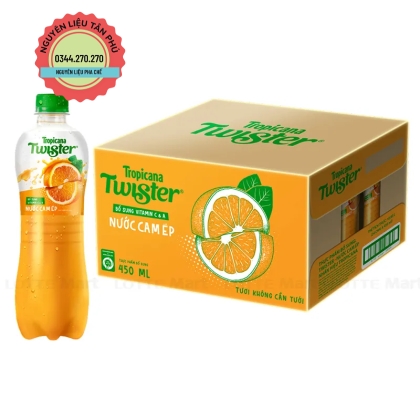 Nước Cam Ép Twister - Thùng 24 Chai