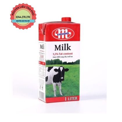 Sữa Tươi Tiệt Trùng MLEKOVITA 3,5 % FAT - Hộp 1L
