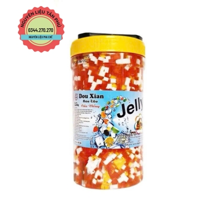 Thạch Douxian 3D Hạt Trái Cây Hạt 2.5kg