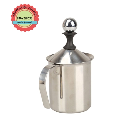 Ca Đánh Sữa Lạnh Latte 2 Lớp Inox 800ml