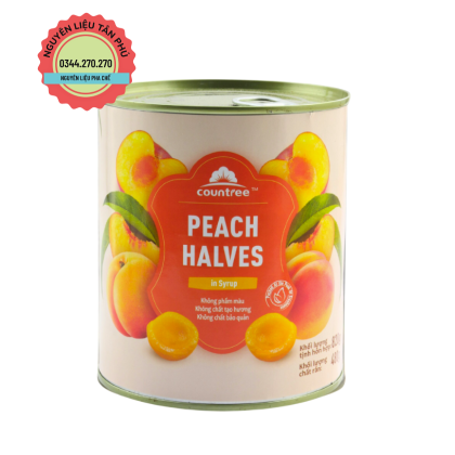 Đào ngâm Countree 820g