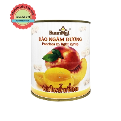 Đào Ngâm Baan Mai 820gr