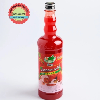Siro Dingfong Chai 760ml - Dâu
