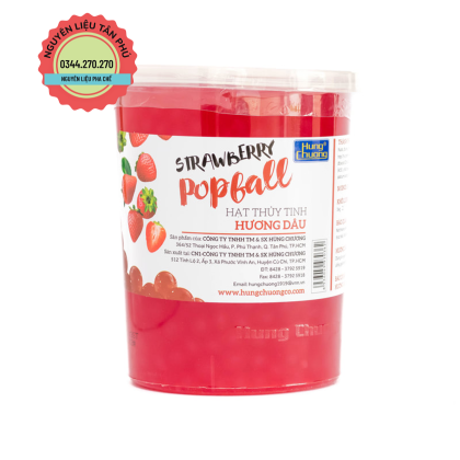 Hạt Thủy Tinh Hùng Chương Dâu 1Kg