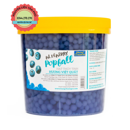 Hạt Thủy Tinh Hùng Chương Việt Quất 3.2Kg