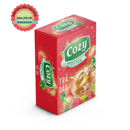 Trà Cozy Ice Tea Hương Dâu Hòa Tan 270g