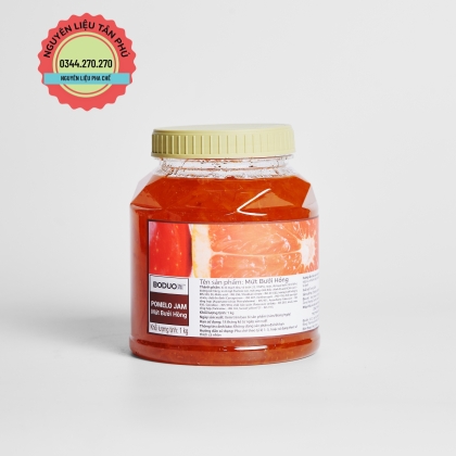 Mứt Bưởi Hồng Boduo 1KG