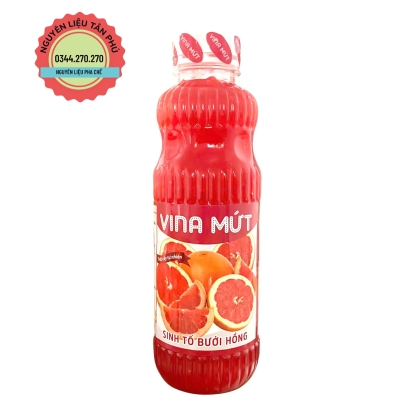 Sinh Tố Vina Bưởi Hồng 1L