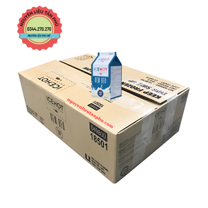 1 Thùng 24 hộp - Kem Béo Thực Vật ICEHOT Hộp 454g