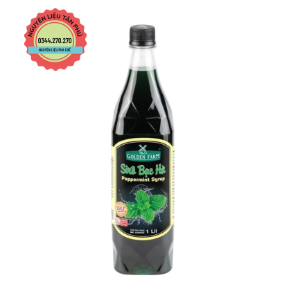 Syrup Golden Farm 1L Bạc Hà