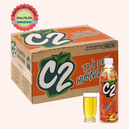 Trà Xanh C2 Đào - Thùng 24 Chai