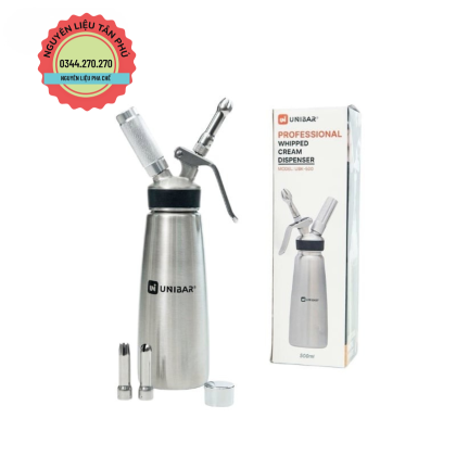 Bình Xịt Kem Tươi Unibar UBK
