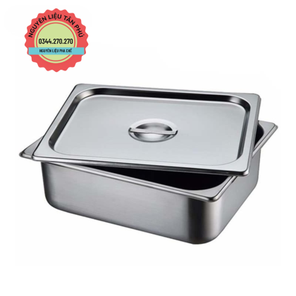 Bộ Khay Nắp Inox 1/2
