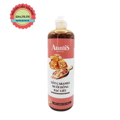 Sauce Aumis Caramel Muối Hồng 640g