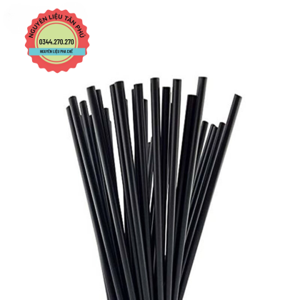 Ống Hút Phi 8 Đen Không Màng