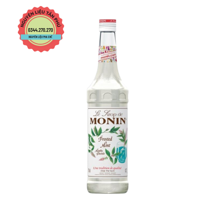Syrup Monin Bạc Hà Trắng Frosted Mint 700ml
