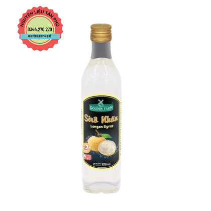Syrup Golden Farm Nhãn 520ml